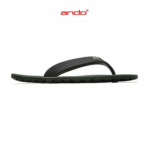 Ando Official Sandal Jepit Viral Pria Dewasa - Army/Hitam foto 2