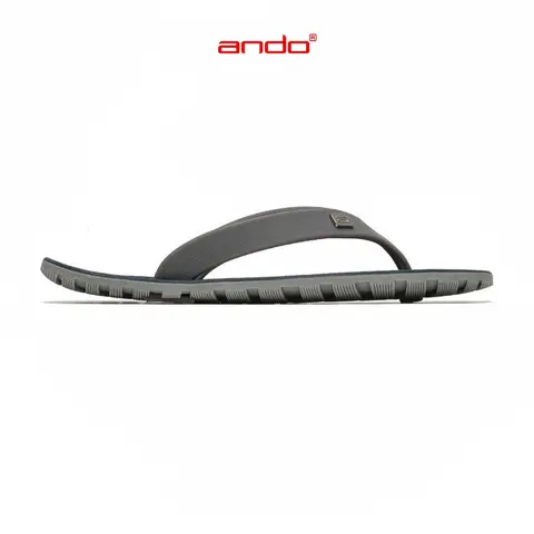 Ando Official Sandal Jepit Viral Pria Dewasa - Navi/Abu foto 4