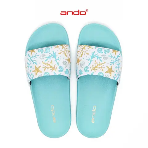 Foto produk Ando Sandal Selop Coral Wanita Dewasa - Putih 100% Original Termurah, kategori Sepatu Rominsy Jeans