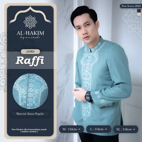 BAJU KOKO JAS KOKO DEWASA JAS KOKO PRIA DEWASA BAJU KOKO PRIA BAJU KOKO PRIA LENGAN PANJANG FASHION MUSLIM BY AL-HAKIM foto 4