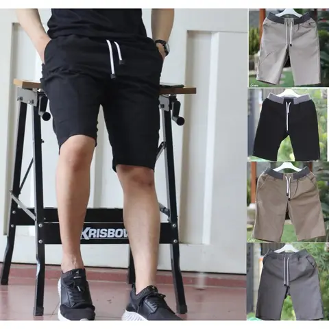CELANA PENDEK PRIA CHINO PREMIUM CHINOS COWOK SANTAI foto 4