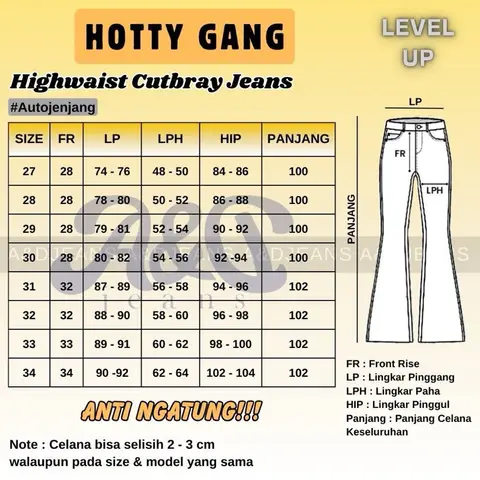 Cutbray Jeans Wanita Celana Jeans Wanita Highwaist Stretch Melar Celana Jeans Cutbray Korean Style foto 2