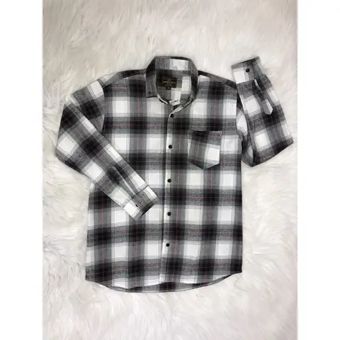 Foto produk KEMEJA FLANEL KOTAK KOTAK PRIA WANITA LENGAN PANJANG PREMIUM TERMURAH, kategori Kaos Rominsy Jeans