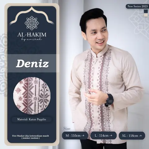 KOKO DEWASA BAJU KOKO DEWASA LENGAN PANJANG BAJU KOKO PRIA BY AL-HAKIM foto 3