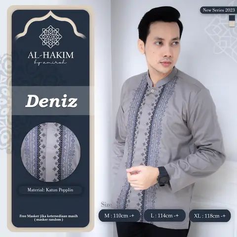 KOKO DEWASA BAJU KOKO DEWASA LENGAN PANJANG BAJU KOKO PRIA BY AL-HAKIM foto 4