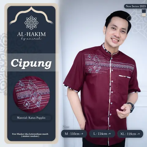 Foto produk KOKO DEWASA BAJU KOKO DEWASA LENGAN PANJANG BAJU KOKO PRIA BY AL-HAKIM, kategori Kaos Rominsy Jeans