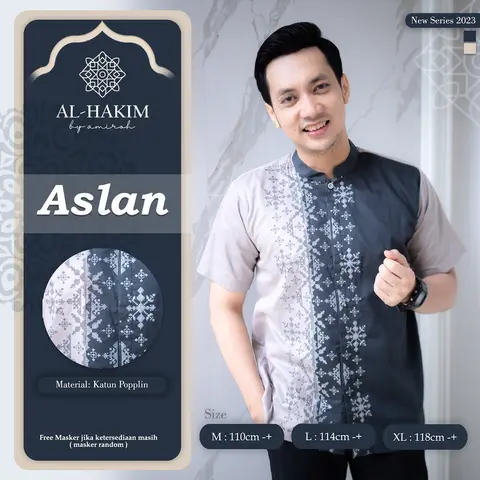 Foto produk KOKO DEWASA BAJU KOKO DEWASA LENGAN PANJANG BAJU KOKO PRIA BY AL-HAKIM, kategori Kaos Rominsy Jeans