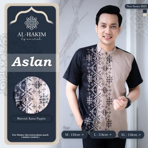 KOKO DEWASA BAJU KOKO DEWASA LENGAN PANJANG BAJU KOKO PRIA BY AL-HAKIM foto 2