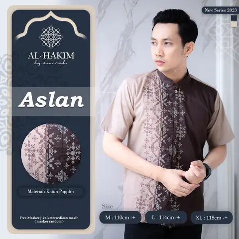 KOKO DEWASA BAJU KOKO DEWASA LENGAN PANJANG BAJU KOKO PRIA BY AL-HAKIM foto 3