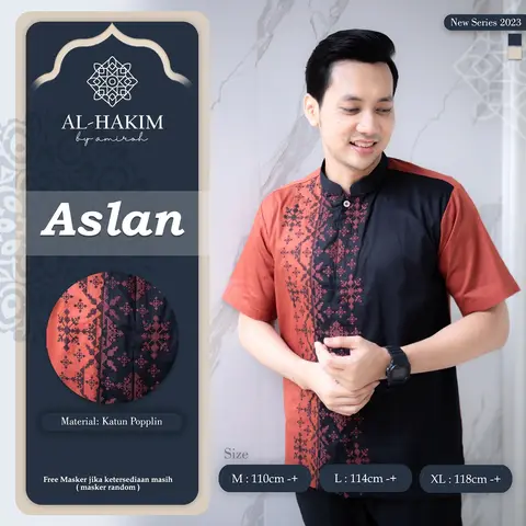 KOKO DEWASA BAJU KOKO DEWASA LENGAN PANJANG BAJU KOKO PRIA BY AL-HAKIM foto 4
