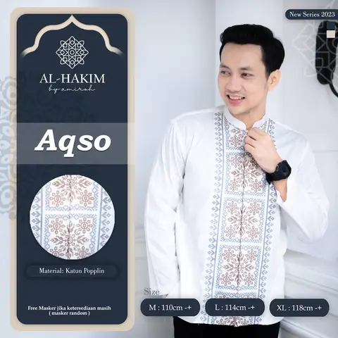 Foto produk KOKO DEWASA BAJU KOKO DEWASA LENGAN PANJANG BAJU KOKO PRIA BY AL-HAKIM, kategori Kaos Rominsy Jeans