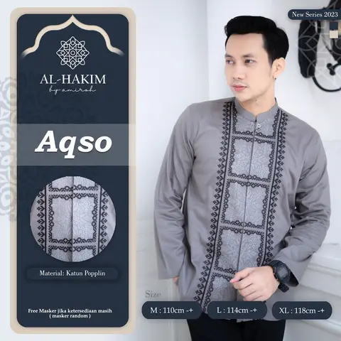 KOKO DEWASA BAJU KOKO DEWASA LENGAN PANJANG BAJU KOKO PRIA BY AL-HAKIM foto 2