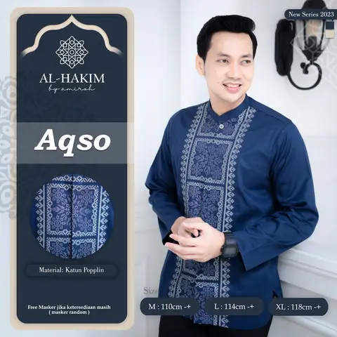 KOKO DEWASA BAJU KOKO DEWASA LENGAN PANJANG BAJU KOKO PRIA BY AL-HAKIM foto 3