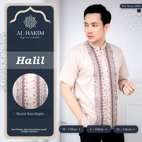 Foto produk KOKO DEWASA BAJU KOKO DEWASA LENGAN PANJANG BAJU KOKO PRIA BY AL-HAKIM, kategori Kaos Rominsy Jeans