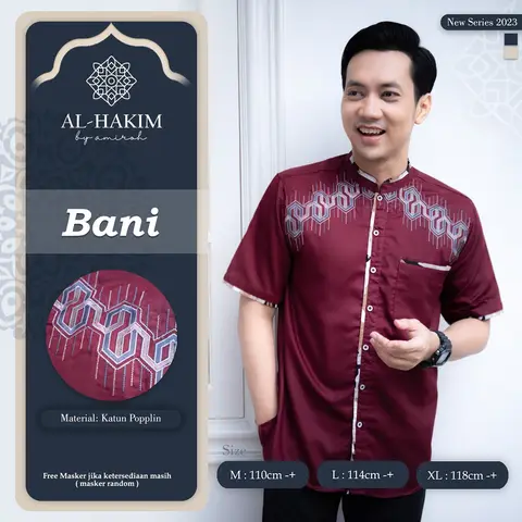 KOKO DEWASA BAJU KOKO DEWASA LENGAN PENDEK BAJU KOKO PRIA BY AL-HAKIM foto 2