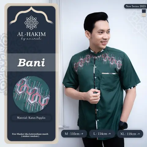 KOKO DEWASA BAJU KOKO DEWASA LENGAN PENDEK BAJU KOKO PRIA BY AL-HAKIM foto 3