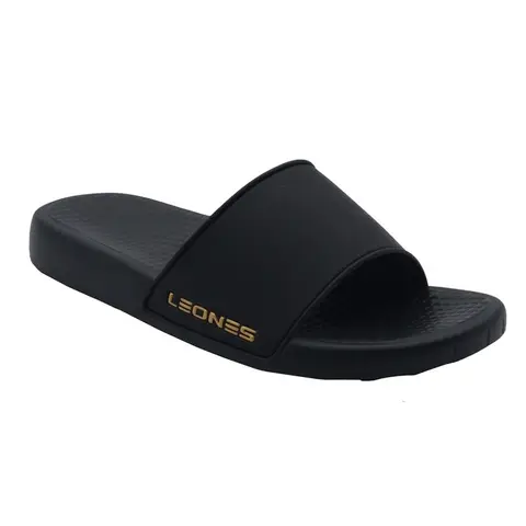Leones Sandal Slip On Pria Porto IV Black 100% ORIGINAL foto 3