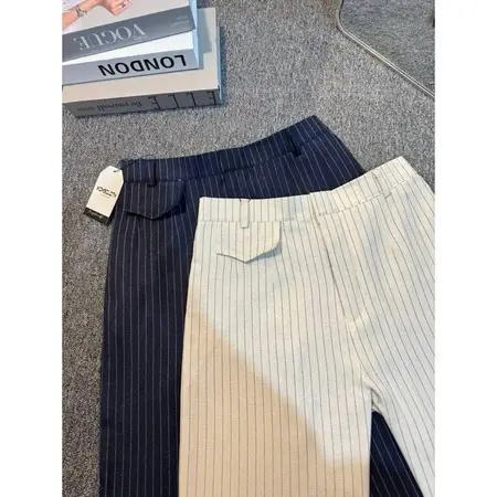 Foto produk Oro Pants Stripe Bangkok - Celana Anti Kusut - Celana Panjang Korean Style - Celana Panjang Highwaist, kategori Chinos Rominsy Jeans