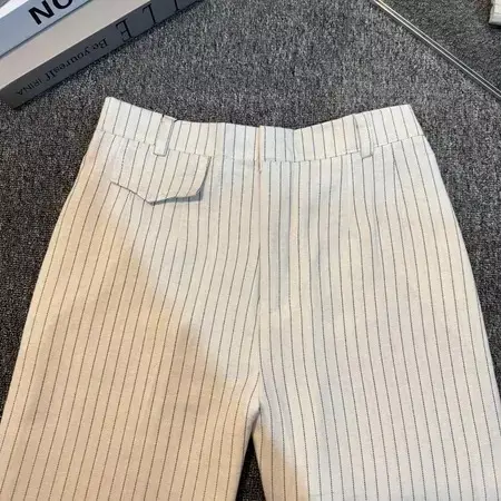 Oro Pants Stripe Bangkok - Celana Anti Kusut - Celana Panjang Korean Style - Celana Panjang Highwaist foto 3