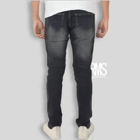 ROMINSY JEANS - Celana Jeans Pria Ripped Style Korean Terbaru - Celana Jeans Bikers Ridder foto 4