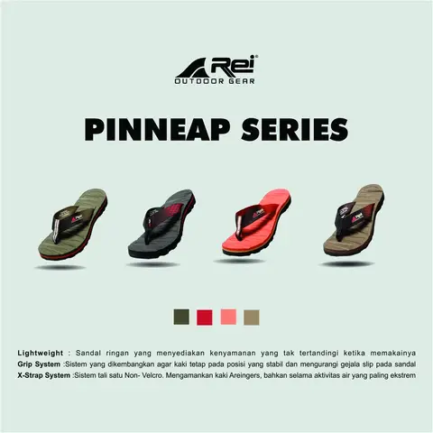 Sandal Jepit Pria Pineapp Arei Outdoor - Tampilan 1
