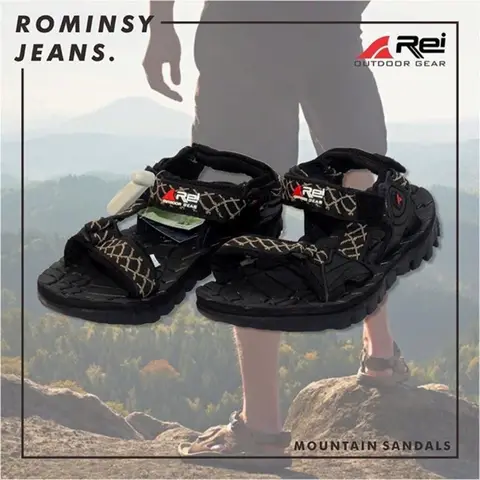 Foto produk SANDAL REI GUNUNG PALANG ARJUNO HITAM-KUNING 100% ORIGINAL MURAH MERIAH, kategori Sepatu Rominsy Jeans