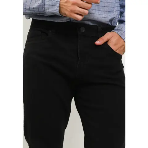 TRIPLE Celana Jeans Stretch Slim Fit Super Black (336 828 05 23) 100% Original Termurah (ORDER WAJIB TANYA SIZE) foto 3