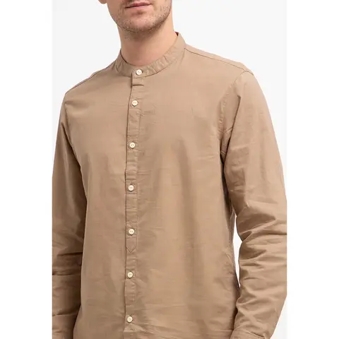 TRIPLE Kemeja Lengan Panjang Slim Fit (LS MC 448 KHY) foto 2